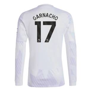 Manchester United Koszulka Piłkarska 2025-26 Garnacho #17 Wyjazdowa Męska Długi Rękaw
