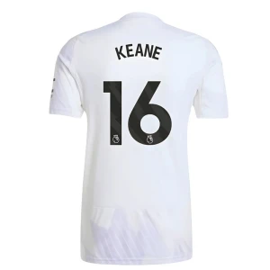 Manchester United Koszulka Piłkarska 2025-26 Keane #16 Wyjazdowa Męska