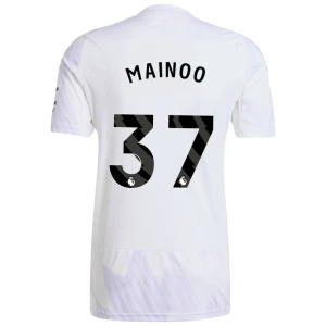 Manchester United Koszulka Piłkarska 2025-26 Kobbie Mainoo #37 Wyjazdowa Męska