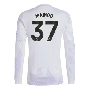 Manchester United Koszulka Piłkarska 2025-26 Kobbie Mainoo #37 Wyjazdowa Męska Długi Rękaw
