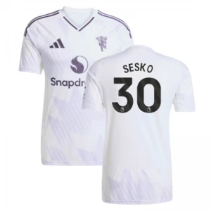 Manchester United Koszulka Piłkarska 2025-26 Sesko #30 Wyjazdowa Męska