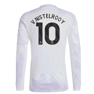 Manchester United Koszulka Piłkarska 2025-26 V. Nistelrooy #10 Wyjazdowa Męska Długi Rękaw