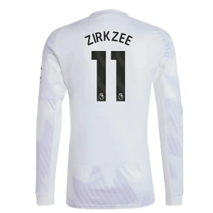 Manchester United Koszulka Piłkarska 2025-26 Zirkzee #11 Wyjazdowa Męska Długi Rękaw