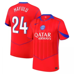 Mayulu #24 Koszulki Piłkarskie Paris Saint-Germain PSG 2025-26 Cup Trzecia Męska