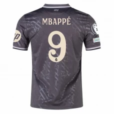 Mbappe #9 Koszulki Piłkarskie Real Madryt 2024-25 UCL Trzecia Męska