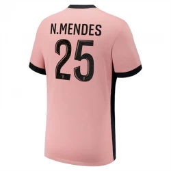 N.Mendes #25 Koszulki Piłkarskie Paris Saint-Germain PSG 2024-25 Trzecia Męska