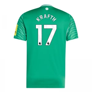 Newcastle United Koszulka Piłkarska 2025-26 Krafth #17 Wyjazdowa Męska