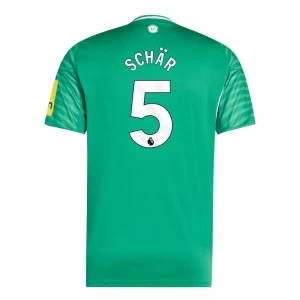 Newcastle United Koszulka Piłkarska 2025-26 Schar #5 Wyjazdowa Męska