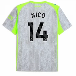 Nico #14 Koszulki Piłkarskie Manchester City 2025-26 Trzecia Męska