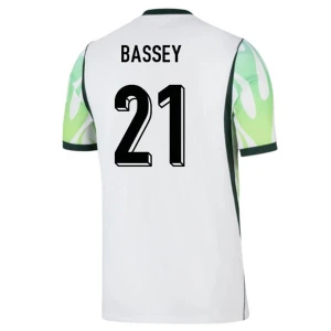 Nigeria Koszulka Piłkarska 2026 Bassey #21 Wyjazdowa Męska