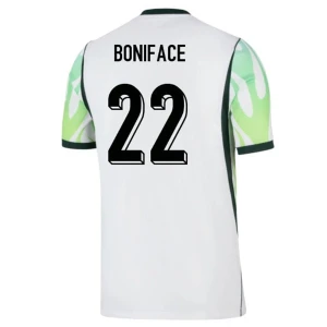 Nigeria Koszulka Piłkarska 2026 Boniface #22 Wyjazdowa Męska