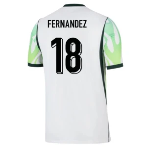 Nigeria Koszulka Piłkarska 2026 Fernandez #18 Wyjazdowa Męska