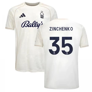 Nottingham Forest FC Koszulka Piłkarska 2025-26 Zinchenko #35 Wyjazdowa Męska