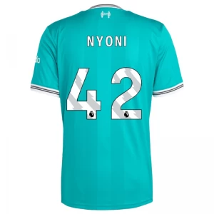 Nyoni #42 Koszulki Piłkarskie Liverpool FC 2025-26 Trzecia Męska