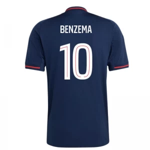 Olympique Lyonnais Koszulka Piłkarska 2025-26 Karim Benzema #10 Wyjazdowa Męska