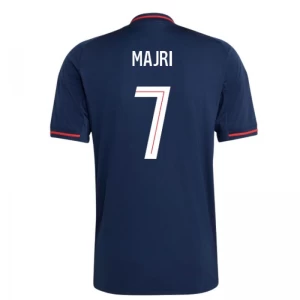 Olympique Lyonnais Koszulka Piłkarska 2025-26 Majri #7 Wyjazdowa Męska