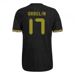 Orbelin #17 Koszulki Piłkarskie Meksyk 2025 Black Gold Cup Trzecia Męska