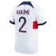 Paris Saint-Germain PSG Koszulka Piłkarska 2023-24 Achraf Hakimi #2 Wyjazdowa Męska