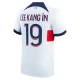 Paris Saint-Germain PSG Koszulka Piłkarska 2023-24 Lee Kang In #19 Wyjazdowa Męska