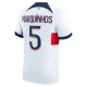 Paris Saint-Germain PSG Koszulka Piłkarska 2023-24 Marquinhos #5 Wyjazdowa Męska