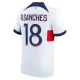 Paris Saint-Germain PSG Koszulka Piłkarska 2023-24 R.Sanches #18 Wyjazdowa Męska