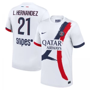 Paris Saint-Germain PSG Koszulka Piłkarska 2025-26 L. Hernandez #21 Wyjazdowa Męska