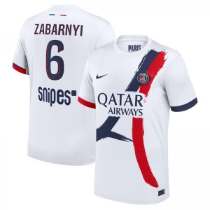 Paris Saint-Germain PSG Koszulka Piłkarska 2025-26 Zabarnyi #6 Wyjazdowa Męska