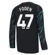 Phil Foden #47 Koszulki Piłkarskie Manchester City 2023-24 Alternatywna Męska Długi Rękaw