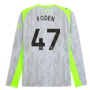 Phil Foden #47 Koszulki Piłkarskie Manchester City 2025-26 Trzecia Męska Długi Rękaw