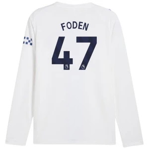 Phil Foden #47 Koszulki Piłkarskie Manchester City 2026-27 Trzecia Męska Długi Rękaw