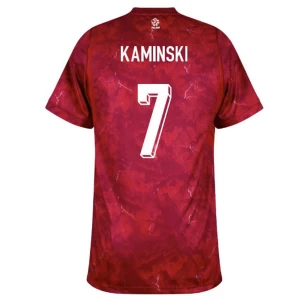 Polska Koszulka Piłkarska 2026 Kaminski #7 Wyjazdowa Męska