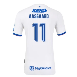 Rangers FC Koszulka Piłkarska 2025-26 Aasgaard #11 Wyjazdowa Męska