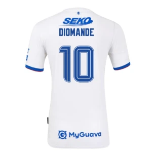 Rangers FC Koszulka Piłkarska 2025-26 Diomande #10 Wyjazdowa Męska