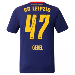 RB Leipzig Koszulka Piłkarska 2025-26 Gebel #47 Wyjazdowa Męska