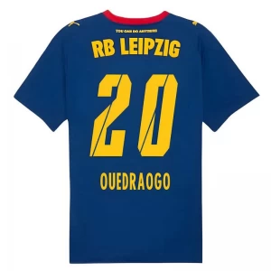 RB Leipzig Koszulka Piłkarska 2025-26 Ouedraogo #20 Wyjazdowa Męska
