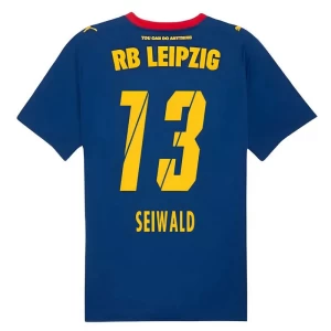 RB Leipzig Koszulka Piłkarska 2025-26 Seiwald #13 Wyjazdowa Męska