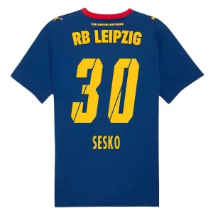 RB Leipzig Koszulka Piłkarska 2025-26 Sesko #30 Wyjazdowa Męska
