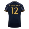 Real Madryt Koszulka Piłkarska 2023-24 Camavinga #12 Wyjazdowa Męska