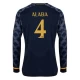 Real Madryt Koszulka Piłkarska 2023-24 David Alaba #4 Wyjazdowa Męska Długi Rękaw