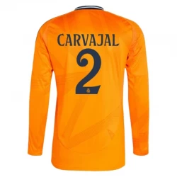 Real Madryt Koszulka Piłkarska 2024-25 Carvajal #2 Wyjazdowa Męska Długi Rękaw