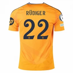 Real Madryt Koszulka Piłkarska 2024-25 UCL Antonio Rudiger #22 Wyjazdowa Męska