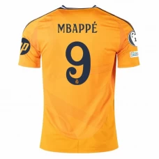 Real Madryt Koszulka Piłkarska 2024-25 UCL Mbappe #9 Wyjazdowa Męska