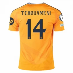 Real Madryt Koszulka Piłkarska 2024-25 UCL Tchouameni #14 Wyjazdowa Męska