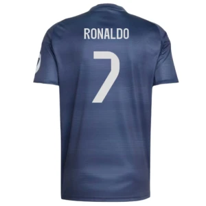 Real Madryt Koszulka Piłkarska 2025-26 Cristiano Ronaldo #7 Wyjazdowa Męska