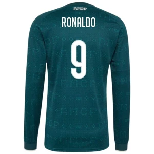 Real Madryt Koszulka Piłkarska 2026-27 Cristiano Ronaldo #9 Wyjazdowa Męska Długi Rękaw