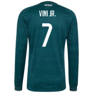 Real Madryt Koszulka Piłkarska 2026-27 Vinicius Junior #7 Wyjazdowa Męska Długi Rękaw