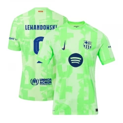 Robert Lewandowski #9 Koszulki Piłkarskie FC Barcelona 2024-25 UCL New Spotify Logo Trzecia Męska
