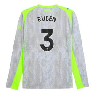 Ruben #3 Koszulki Piłkarskie Manchester City 2025-26 Trzecia Męska Długi Rękaw