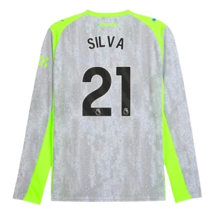 Silva #21 Koszulki Piłkarskie Manchester City 2025-26 Trzecia Męska Długi Rękaw