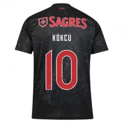 SL Benfica Koszulka Piłkarska 2024-25 Kokcu #10 Wyjazdowa Męska